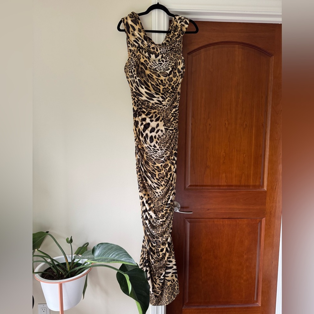 LAST CHANCE Animal Print Maxi Dress